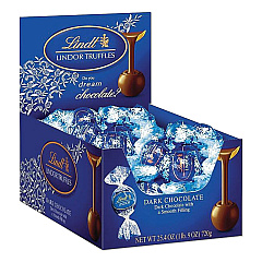 Lindt Lindor Dark Chocolate Truffles, 25.4 oz Box, 60/Box (LAS3513)