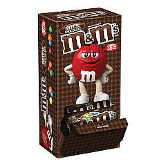 M&amp;M's Chocolate Candies, Milk Chocolate, Individually Wrapped, 1.69 oz, 36/Box (49990)