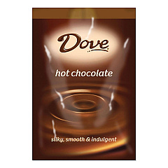 Dove Chocolate FLAVIA Hot Chocolate Freshpacks, Milk Chocolate, 0.66 oz FreshPack, 72 Packets/Carton (A117)