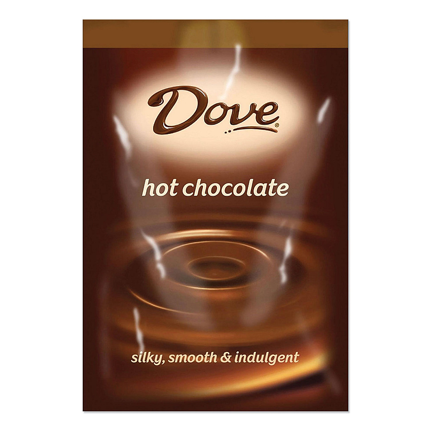 Dove Chocolate FLAVIA Hot Chocolate Freshpacks, Milk Chocolate, 0.66 oz FreshPack, 72 Packets/Carton (A117)