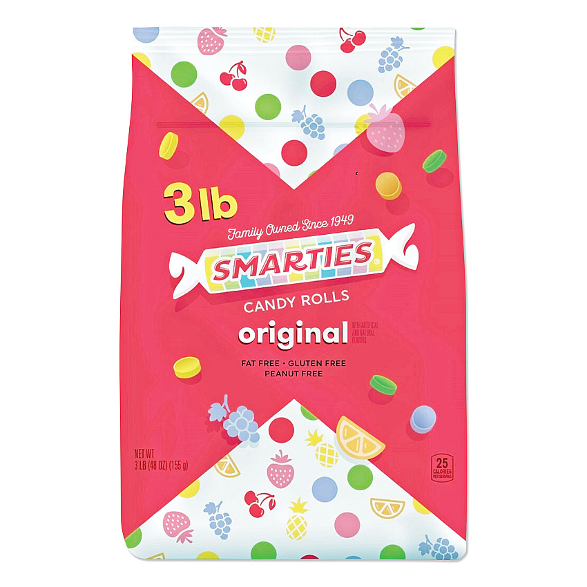 Spangler Smarties Candy, Assorted, 3 lb (CDY00486)