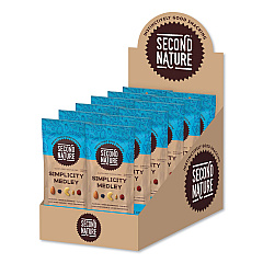 Second Nature Simplicity Medley Trail Mix, 2.25 oz Bag, 12 Bags/Box (KAR01171)