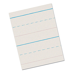 Pacon Multi-Program Handwriting Paper, 30 lb Bond Weight, 5/8" Long Rule, Two-Sided, 8.5 x 11, 500/Pack (2692)