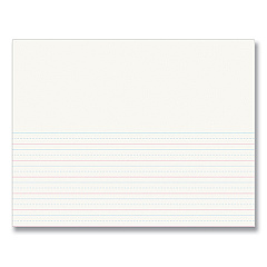 Pacon Multi-Program Picture Story Paper, 30 lb Bond Weight, 1/2" Long Rule, One-Sided, 8.5 x 11, 500/Pack (2693)