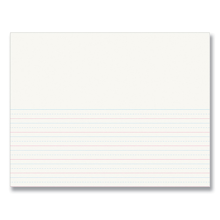 Pacon Multi-Program Picture Story Paper, 30 lb Bond Weight, 1/2" Long Rule, One-Sided, 8.5 x 11, 500/Pack (2693)