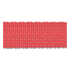 Pacon Corobuff Corrugated Paper Roll, 48" x 25 ft, Holiday Brick (0012511)