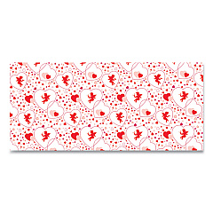 Pacon Corobuff Corrugated Paper Roll, 48" x 25 ft, Cupids Hearts (0012111)