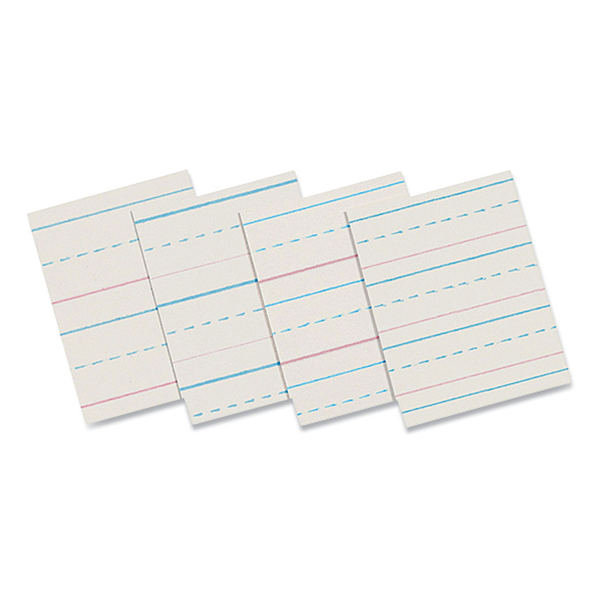 Pacon Multi-Program Handwriting Paper, 30 lb Bond Weight, 1/2" Long Rule, Two-Sided, 8 x 10.5, 500/Pack (ZP2612)