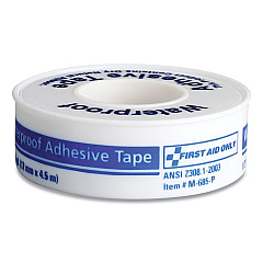 First Aid Only Waterproof-Adhesive Medical Tape with Dispenser, Acrylic, 0.5" x 15 ft, White (730014)
