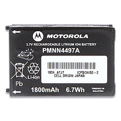 Motorola Li-Ion Battery for CLS Series Radios, 3.7 V, 1800 mAh (PMNN4497)