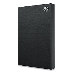 Seagate Backup Plus Slim External Hard Drive, 2 TB, USB 2.0/3.0, Black (STKB2000400)