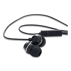 Verbatim Stereo Earphones with Microphone, Black (99774)