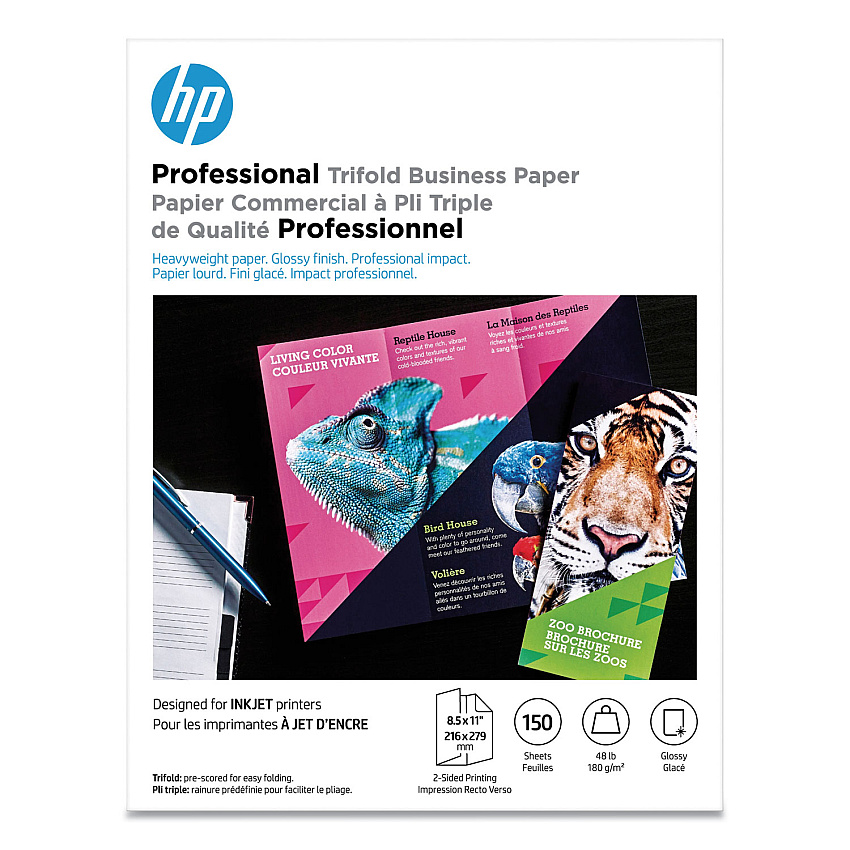 HP 4WN12A Professional Trifold Business Paper