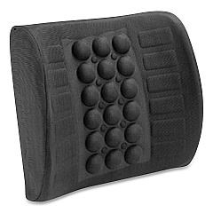 IMAK Ergo Back Support, 13.5 x 4 x 13.8, Black (A30122)