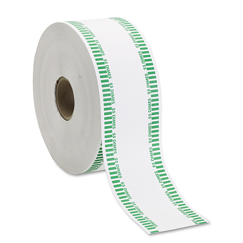 Pap-R Products Automatic Coin Rolls, Dimes, $5, 1900 Wrappers/Roll (50010)