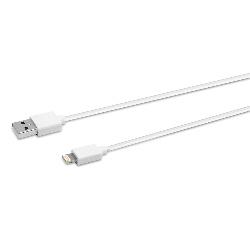 Innovera USB Apple Lightning Cable, 3 ft, White (IVR30018)