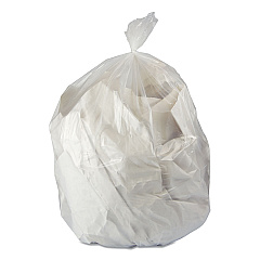 Heritage Linear Low-Density Can Liners, 60 gal, 4 mil, 38 x 63, Clear, 35/Carton (K7663GC)