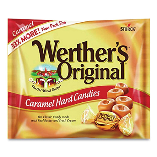 Werther's Original Hard Candies, Caramel, 12 oz Bag (05766)