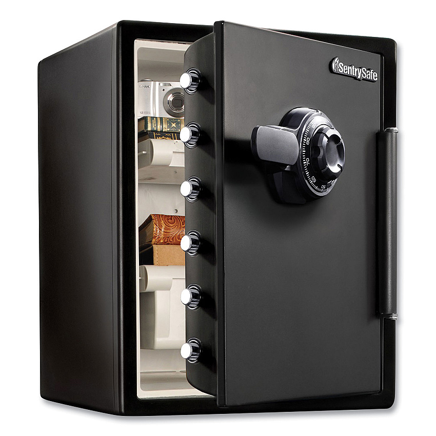 Sentry Safe Fire-Safe with Combination Access, 2 cu ft, 18.6w x 19.3d x 23.8h, Black (SFW205CWB)
