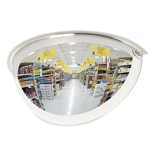 See All Half-Dome Convex Security Mirror, 18" Diameter (PV18180)