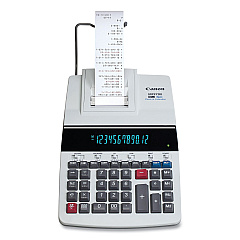 Canon MP27DII 12-Digit Desktop Printing Calculator, Black/Red Print, 4.8 Lines/Sec (8707B001AA)