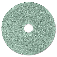 3M Ultra High-Speed Floor Burnishing Pads 3100, 19" Diameter, Aqua, 5/Carton (08752)