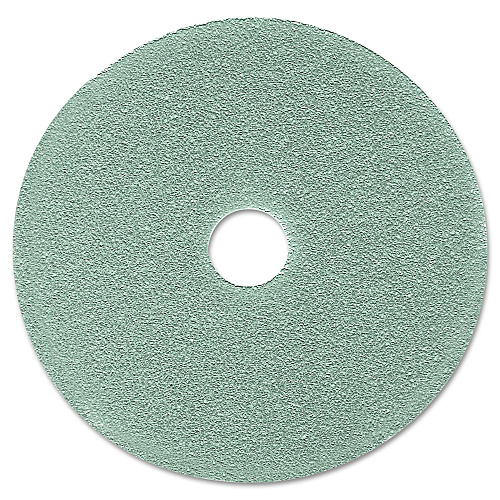 3M Ultra High-Speed Floor Burnishing Pads 3100, 19" Diameter, Aqua, 5/Carton (08752)