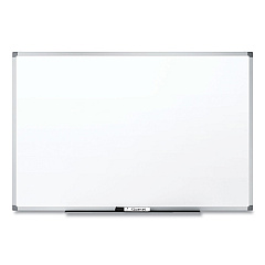 3M Porcelain Dry Erase Board, 72 x 48, Widescreen Aluminum Frame (DEP7248A)