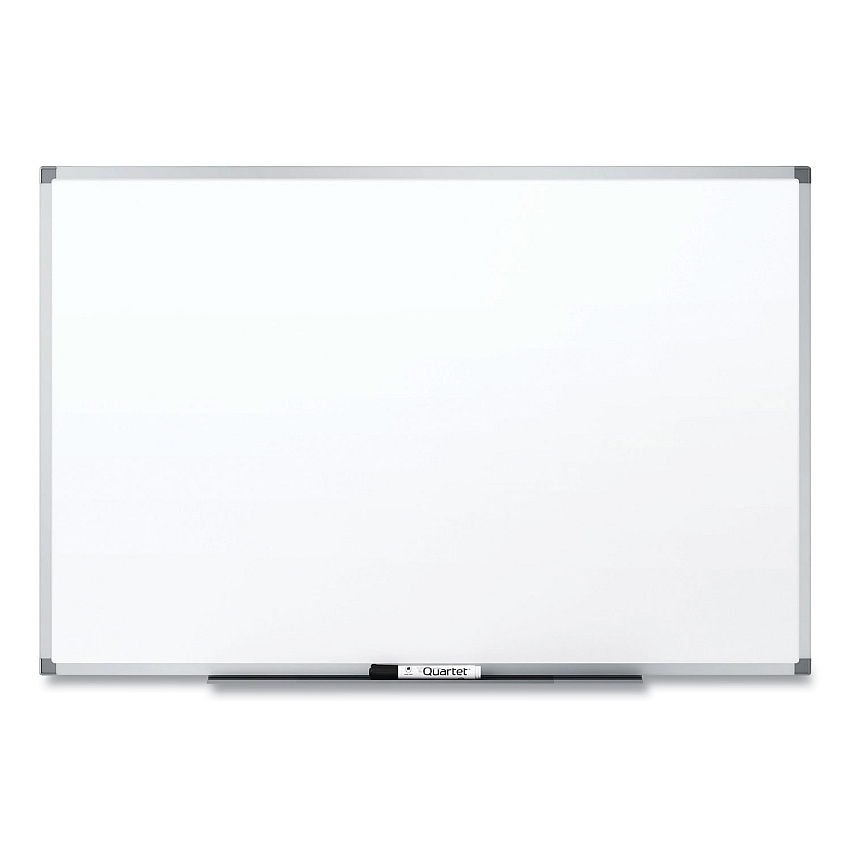 3M Porcelain Dry Erase Board, 72 x 48, Widescreen Aluminum Frame (DEP7248A)
