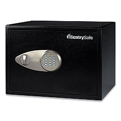 SentrySafe Electronic Lock Safe with Keypad, 1.18 cu ft, 16.9 x 14.6 x 10.6, Black (X125)
