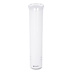 San Jamar Small Pull-Type Water Cup Dispenser, For 5 oz Cups, White (C4160WH)