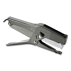 Bostitch B8 Xtreme Duty Plier Stapler, 45-Sheet Capacity, 0.25" to 0.38" Staples, 2.5" Throat, Black (02245)
