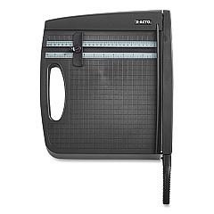 X-ACTO 10-Sheet Guillotine Trimmer, 10 Sheets, 12" Cut Length, Plastic Base, 13 x 13 (26232)