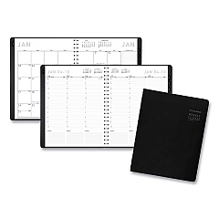 AT-A-GLANCE Contemporary Weekly/Monthly Planner, Vertical-Column Format, 11 x 8.25, Black Cover, 12-Month (Jan to Dec): 2023 (70950X05)