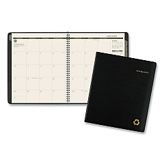 AT-A-GLANCE Recycled Monthly Planner, 11 x 9, Black Cover, 13-Month (Jan to Jan): 2023 to 2024 (70260G05)