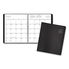AT-A-GLANCE Contemporary Monthly Planner, Premium Paper, 11 x 9, Graphite Cover, 12-Month (Jan to Dec): 2023 (70260X45)