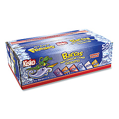 Kisko Giant Freezies, 5.5 oz Sleeve, 6 Assorted Flavors, 50 Sleeves/Box (20900477)