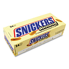 Snickers Almond Bar, 1.76 oz Bar, 24 Bars/Box (20902448)