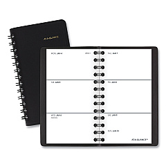 AT-A-GLANCE Weekly Planner, 4.5 x 2.5, Black Cover, 12-Month (Jan to Dec): 2023 (7003505)