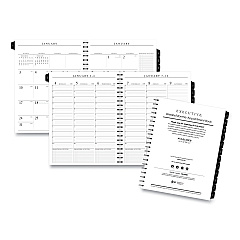AT-A-GLANCE Executive Weekly/Monthly Planner Refill with 15-Minute Appointments, 11 x 8.25, White Sheets, 12-Month (Jan to Dec): 2023 (7091110)
