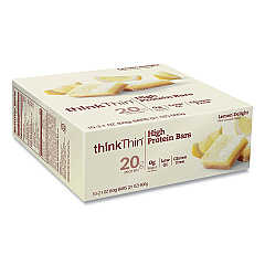 thinkThin High Protein Bars, Lemon Delight, 2.1 oz Bar, 10 Bars/Carton (20902479)