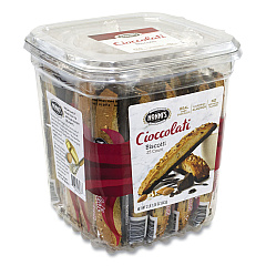 Nonni's Biscotti, Dark Chocolate Almond, 0.85 oz Individually Wrapped, 25/Pack (20900322)