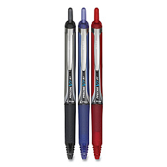Pilot Precise V5RT Roller Ball Pen, Retractable, Extra-Fine 0.5 mm, Assorted Ink and Barrel Colors, 3/Pack (26053)