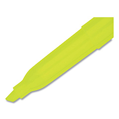 Sharpie Pocket Style Highlighters, Fluorescent Yellow Ink, Chisel Tip, Yellow Barrel, 5/Pack (1908050)