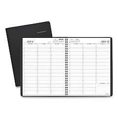 AT-A-GLANCE Weekly Appointment Book, 11 x 8.25, Black Cover, 14-Month (July to Aug): 2022 to 2023 (7095705)