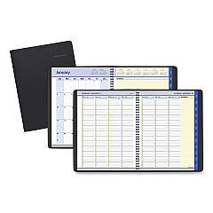 AT-A-GLANCE QuickNotes Weekly Vertical-Column Format Appointment Book, 11 x 8.25, Black Cover, 12-Month (Jan to Dec): 2023 (7695005)