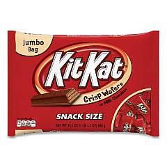Kit Kat Snack Size, Crisp Wafers in Milk Chocolate, 20.1 oz Bag (24600011)