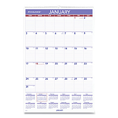 AT-A-GLANCE Monthly Wall Calendar with Ruled Daily Blocks, 20 x 30, White Sheets, 12-Month (Jan to Dec): 2023 (PM428)