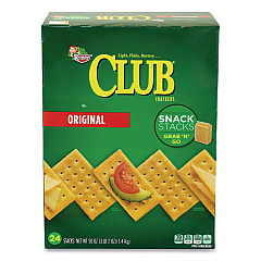 Keebler Original Club Crackers Snack Stacks, 50 oz Box (90000124)