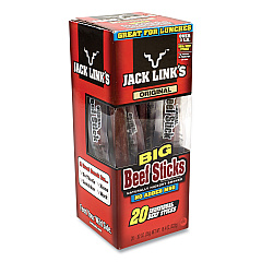 Jack Link's Big Beef Sticks, 0.92 oz Sticks, 20 Sticks/Box (27800001)